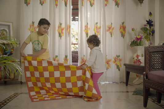 Chequered Baby Blankie