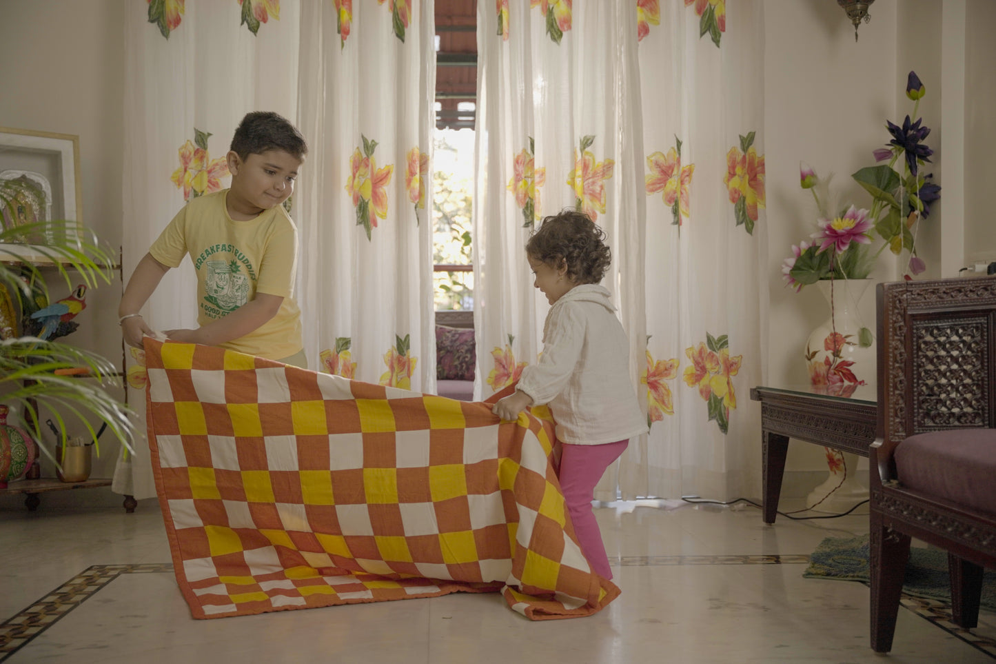 Chequered Baby Blankie